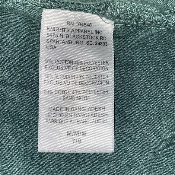 NHL Women’s Size 7/9 Green/ Orange Minnesota Wild Hockey Long Sleeve Jersey - Picture 5 of 5